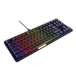 RAMPAGE CLAW RED RAINBOW RED SWITCH MEKANİK GAMING KLAVYE-SİYAH