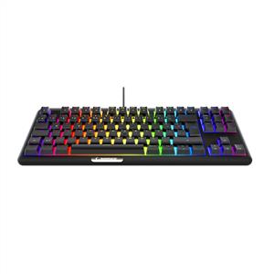 RAMPAGE CLAW RED RAINBOW RED SWITCH MEKANİK GAMING KLAVYE-SİYAH