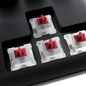 RAMPAGE CLAW RED RAINBOW RED SWITCH MEKANİK GAMING KLAVYE-SİYAH