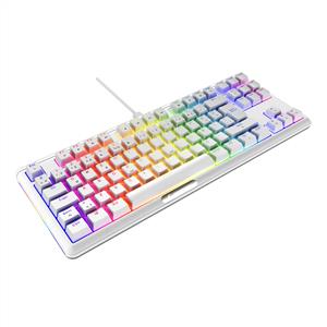 RAMPAGE CLAW BEYAZ RED RAINBOW RED SWITCH MEKANİK GAMING KLAVYE