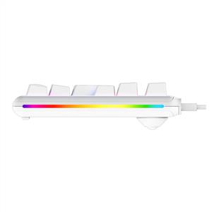 RAMPAGE CLAW BEYAZ RED RAINBOW RED SWITCH MEKANİK GAMING KLAVYE
