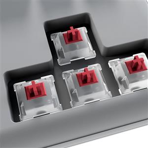 RAMPAGE CLAW BEYAZ RED RAINBOW RED SWITCH MEKANİK GAMING KLAVYE