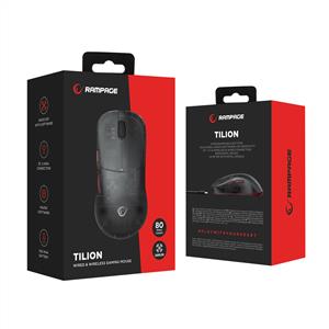 RAMPAGE TILION 24000 DPI RGB KABLOSUZ GAMING MOUSE-SİYAH