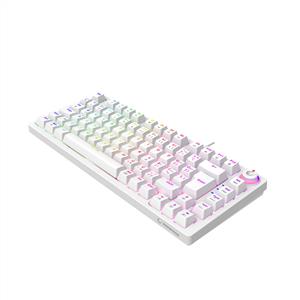 RAMPAGE ENIGMA 75 BEYAZ RGB RED SWITCH MEKANİK GAMING KLAVYE-BEYAZ