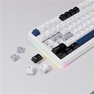 RAMPAGE QUELL PRO EKRANLI BEYAZ GASKET OİL SWITCH MEKANİK GAMING KLAVYE-BEYAZ