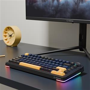 RAMPAGE QUELL GASKET OIL SWITCH MEKANİK GAMING KLAVYE-SİYAH