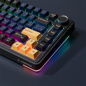 RAMPAGE QUELL GASKET OIL SWITCH MEKANİK GAMING KLAVYE-SİYAH