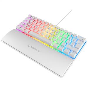 RAMPAGE ALLY K11 BEYAZ RGB RED SWITCH MEKANİK GAMING KLAVYE-BEYAZ