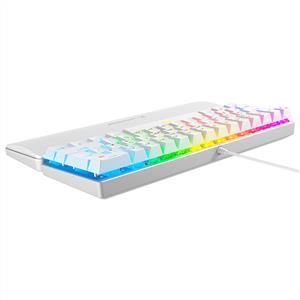 RAMPAGE ALLY K11 BEYAZ RGB RED SWITCH MEKANİK GAMING KLAVYE-BEYAZ