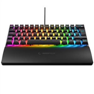 RAMPAGE ALLY K11 SİYAH RGB RED SWITCH MEKANİK GAMING KLAVYE-SİYAH