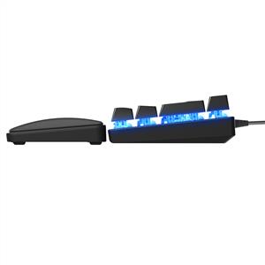 RAMPAGE ALLY K11 SİYAH RGB RED SWITCH MEKANİK GAMING KLAVYE-SİYAH