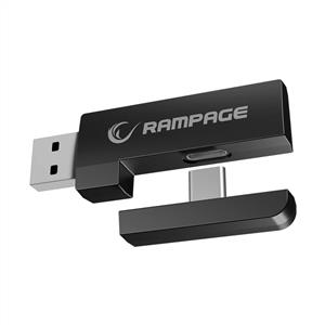 Rampage RETSU Kablosuz Oyuncu Kulaklığı - Siyah Gri