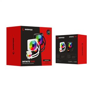RAMPAGE INFINITE V120 SİYAH ARGB 1x120mm FANLI SIVI SOĞUTMA SİSTEMİ