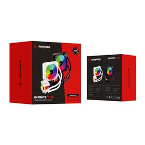 RAMPAGE INFINITE V120 BEYAZ ARGB 1x120mm FANLI SIVI SOĞUTMA SİSTEMİ