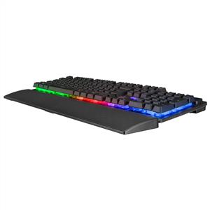 RAMPAGE KB-RX77 RUNNER RAINBOW Q BILEK DESTEKLI GAMING KLAVYE-SIYAH