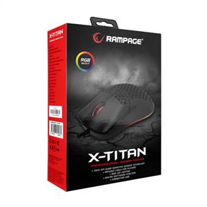 RAMPAGE SMX-R77 X-TITAN 7200 DPI KABLOLU GAMING MOUSE-SİYAH