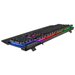 RAMPAGE KB-RX77 RUNNER RAINBOW Q BILEK DESTEKLI GAMING KLAVYE-SIYAH