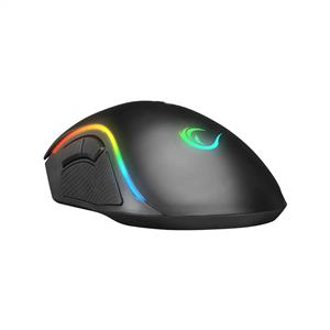 RAMPAGE SMX-R15 SHINE 10000 DPI RGB KABLOLU GAMING MOUSE-SİYAH/GRİ
