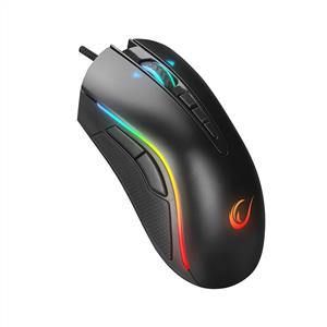RAMPAGE SMX-R15 SHINE 10000 DPI RGB KABLOLU GAMING MOUSE-SİYAH/GRİ