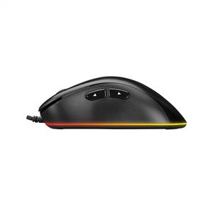 RAMPAGE SMX-R50 HOWL 6400 DPI RGB KABLOLU GAMING MOUSE-SİYAH