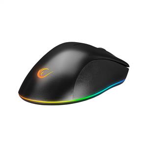 RAMPAGE SMX-R50 HOWL 6400 DPI RGB KABLOLU GAMING MOUSE-SİYAH