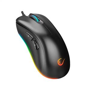 RAMPAGE SMX-R50 HOWL 6400 DPI RGB KABLOLU GAMING MOUSE-SİYAH