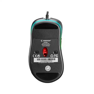 RAMPAGE SMX-R50 HOWL 6400 DPI RGB KABLOLU GAMING MOUSE-SİYAH