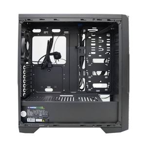 RAMPAGE AZOR 4x120mm RGB FANLI 600W 80 PLUS USB 3.0 MidT ATX GAMING KASA