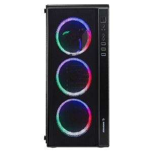 RAMPAGE CARISMA MESH 4x120mm RAINBOW FANLI USB 3.0 MidT ATX GAMING KASA