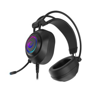 RAMPAGE RAGING PLUS SİYAH USB 7.1 RGB LEDLİ GAMİNG OYUNCU MİKROFONLU KULAKLIK