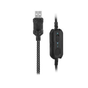 RAMPAGE RAGING PLUS SİYAH USB 7.1 RGB LEDLİ GAMİNG OYUNCU MİKROFONLU KULAKLIK