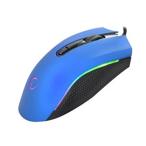 RAMPAGE SMX-R44 6400 DPI RGB KABLOLU GAMING MOUSE-MAVİ