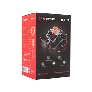 RAMPAGE ICED120-RGB 2x120mm RGB FANLI İŞLEMCİ SOĞUTUCU