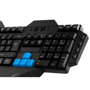 Rampage KB-R01 Makrolu Gaming Multimedia Klavye Siyah