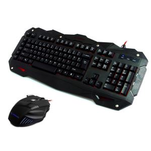 Rampage KM-R1 Makrolu Ledli Gaming Klavye + Mouse Set