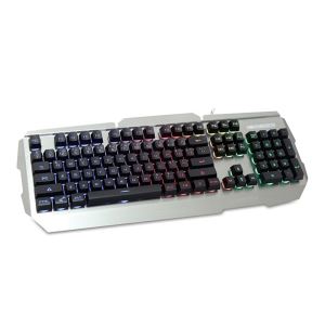 Rampage KB-R9 Siyah/Gümüş USB Işıklandırmalı Q Oyuncu Klavyesi
