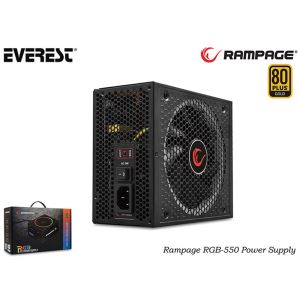 RAMPAGE RGB-550 80PLUS GOLD 550W FULL MODÜLER RGB GÜÇ KAYNAĞI