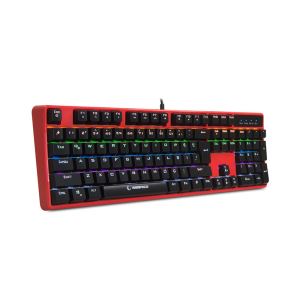 Rampage KB-R18 Myth Kırmızı USB Gökkuşağı Aydınlatmalı Q Mekanik Klavye
