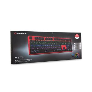 Rampage KB-R18 Myth Kırmızı USB Gökkuşağı Aydınlatmalı Q Mekanik Klavye