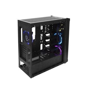 RAMPAGE SPECTRUM RGB FAN USB 3.0 MidT ATX SİYAH GAMING CAM KASA