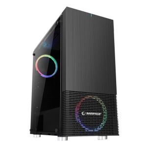 RAMPAGE NEW STYLE 2x120mm FAN USB 3.0 MidT ATX GAMING KASA