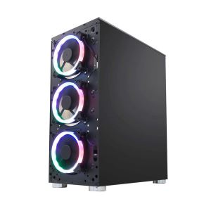RAMPAGE X-HORSE 600W 80 PLUS BRONZE 4x120mm RAINBOW FAN USB 3.0 MidT ATX KASA