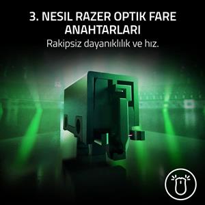 RAZER VIPER V3 PRO SE 35000 DPI KABLOSUZ GAMING MOUSE-SİYAH