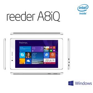 REEDER A8iQ INTEL ATOM Z3735G 1.83GHZ-1GB-16GB DİSK-8''-CAM-BT-WiN. 8.1