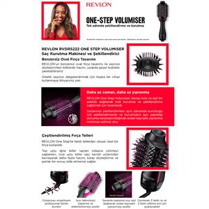 REVLON RVDR5222 ONE STEP VOLUMISER SAÇ KURUTMA MAKİNESİ VE ŞEKİLLENDİRİCİ