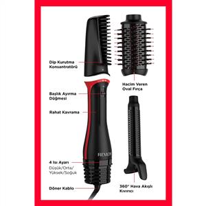 REVLON RVDR5333 One Step Blow Dry 3'ü 1 Arada Saç Kurutma ve Şekillendirici