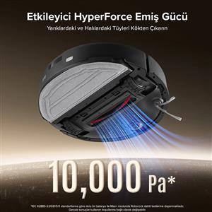 Roborock Q8 Max Pro Plus Robot Süpürge Siyah