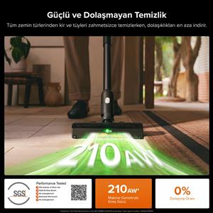 Roborock H60 Hub Ultra Beyaz Dikey Süpürge
