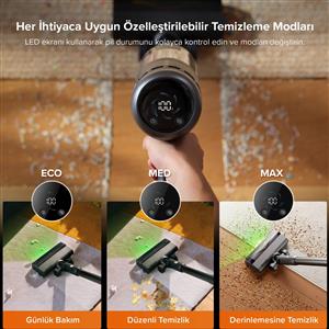 Roborock H60 Hub Ultra Beyaz Dikey Süpürge