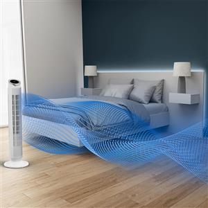 Rowenta VU7025 Silent Flow Effitech 8 Hız Kademeli 30 Watt Sessiz Kule Tipi Vantilatör